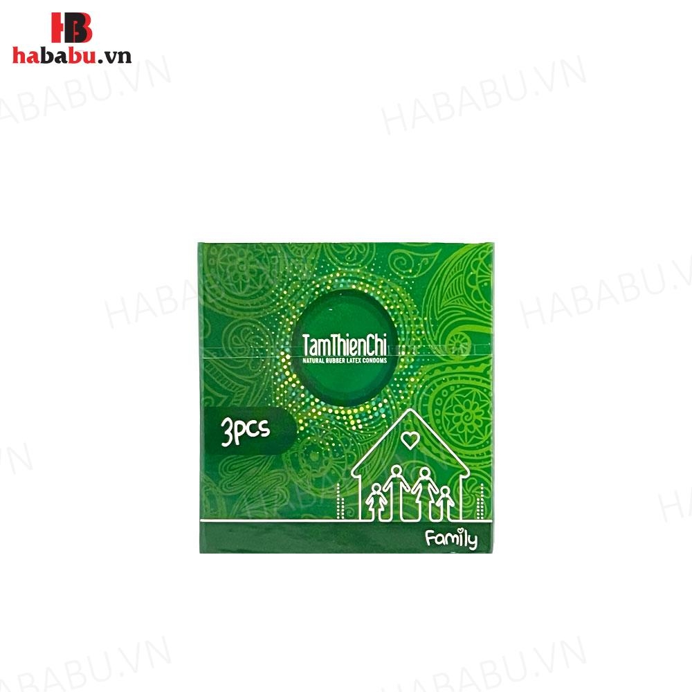 Bao cao su Tâm Thiên Chí Family hộp 3 chiếc chính hãng