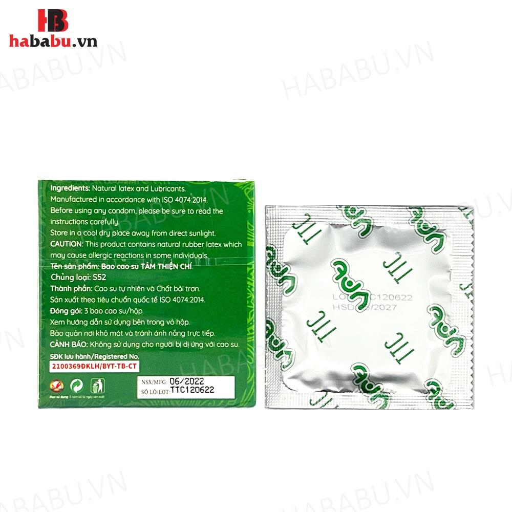 Bao cao su Tâm Thiên Chí Family hộp 3 chiếc chính hãng