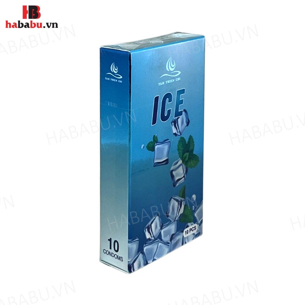Bao cao su Tâm Thiên Chí  Ice hộp 10 chiếc kéo dài thời gian chính hãng