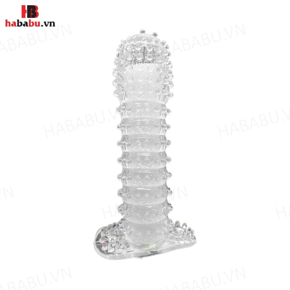 Bao cao su đôn dên Crystal Condom Gai Nhỏ tăng kích thước chính hãng