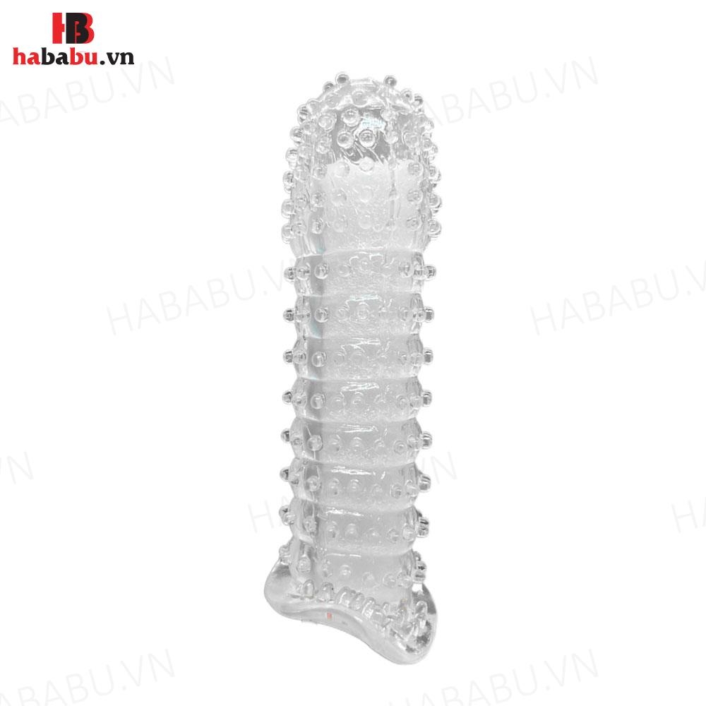Bao cao su đôn dên Crystal Condom Gai Nhỏ tăng kích thước chính hãng