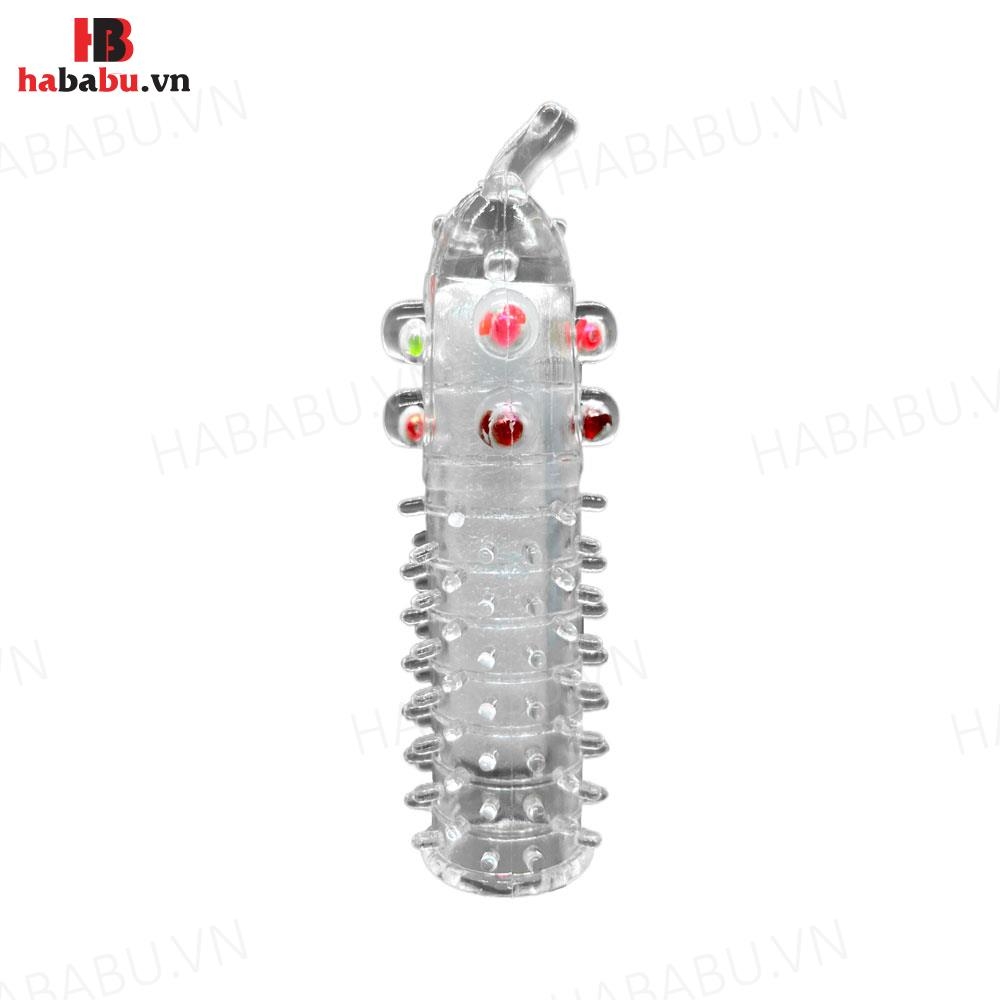 Bao cao su đôn dên silicone Vòi Voi tăng kích thước chính hãng
