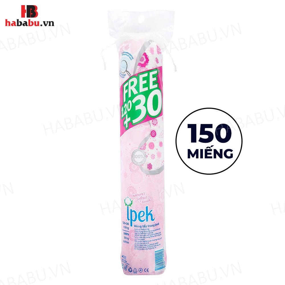 Bông tẩy trang Ipek Cotton Pads 150 miếng chính hãng