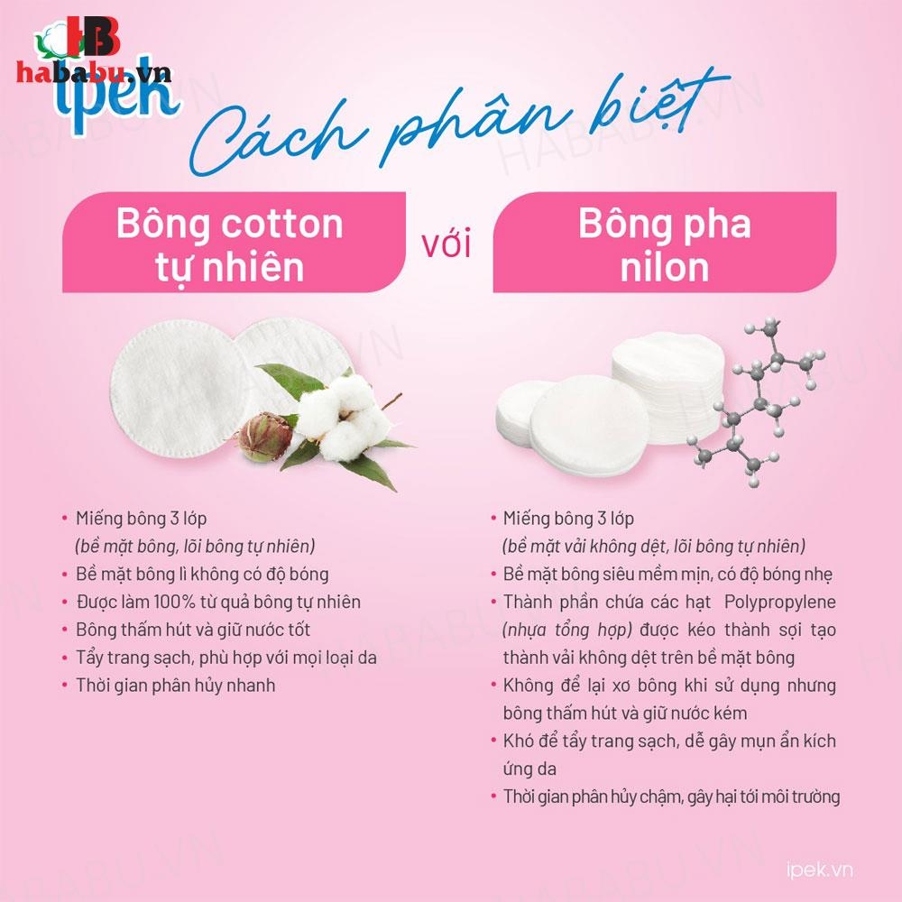 Bông tẩy trang Ipek Cotton Pads 150 miếng chính hãng