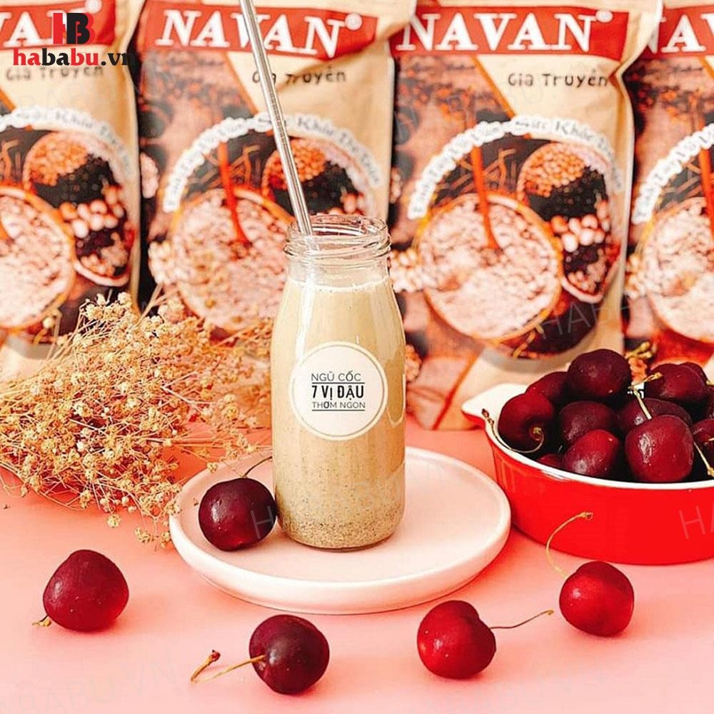 Bột ngũ cốc lợi sữa Navan 800gr chính hãng