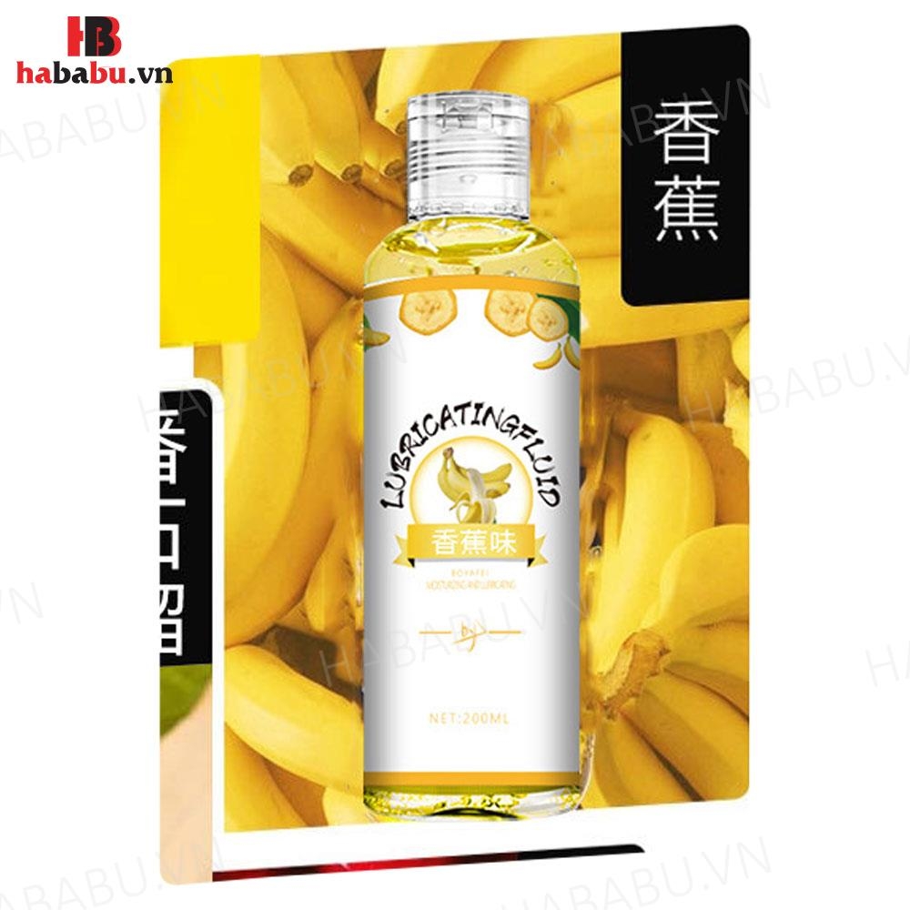 Gel bôi trơn hương chuối Boyafei 200ml chính hãng