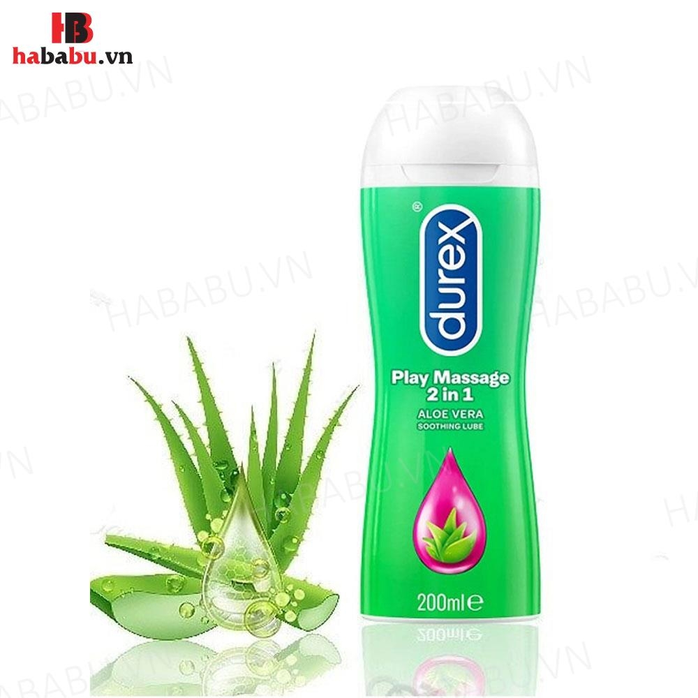 Gel bôi trơn Durex Play Massage 2in1 200ml chính hãng