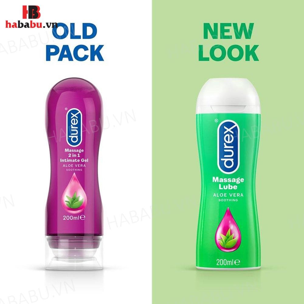 Gel bôi trơn Durex Play Massage 2in1 200ml chính hãng
