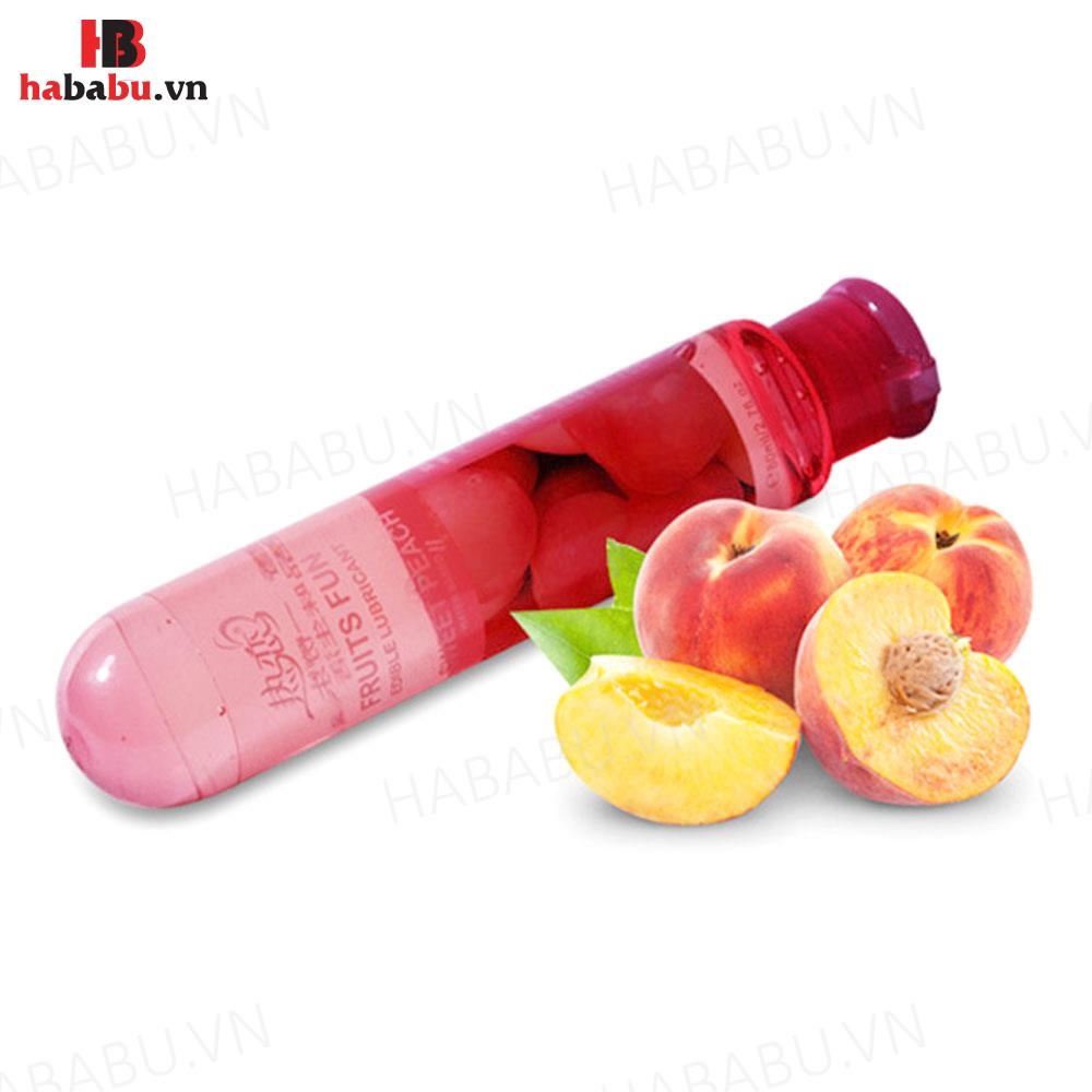 Gel bôi trơn Fruits Fun Sweet Peach chai 80ml chính hãng