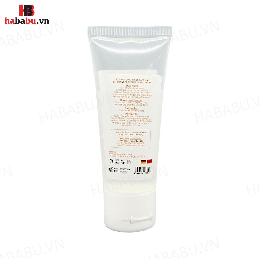 Gel bôi trơn tăng khoái cảm nữ Lexy Warming 60gr chính hãng