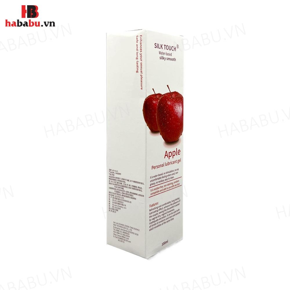 Gel bôi trơn hương táo Silk Touch Apple 100ml chính hãng