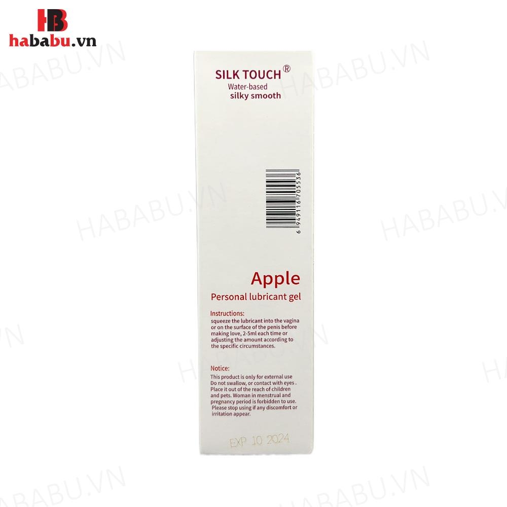 Gel bôi trơn hương táo Silk Touch Apple 100ml chính hãng