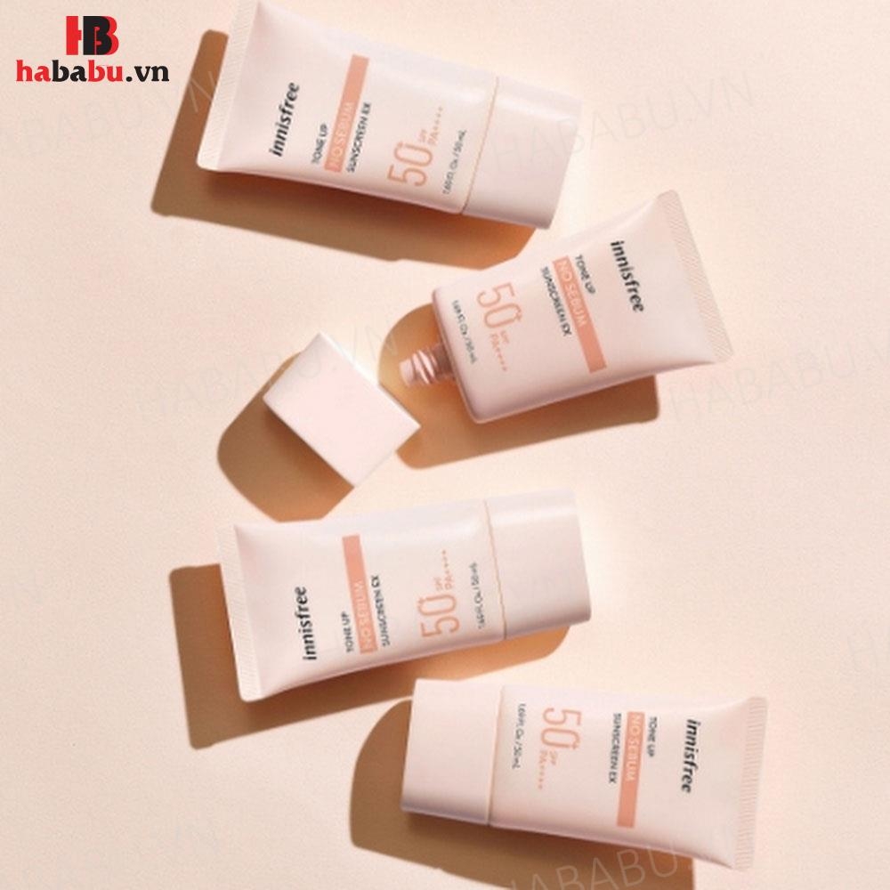 Kem chống nắng Innisfree Tone Up No Sebum SPF50+ 50ml chính hãng