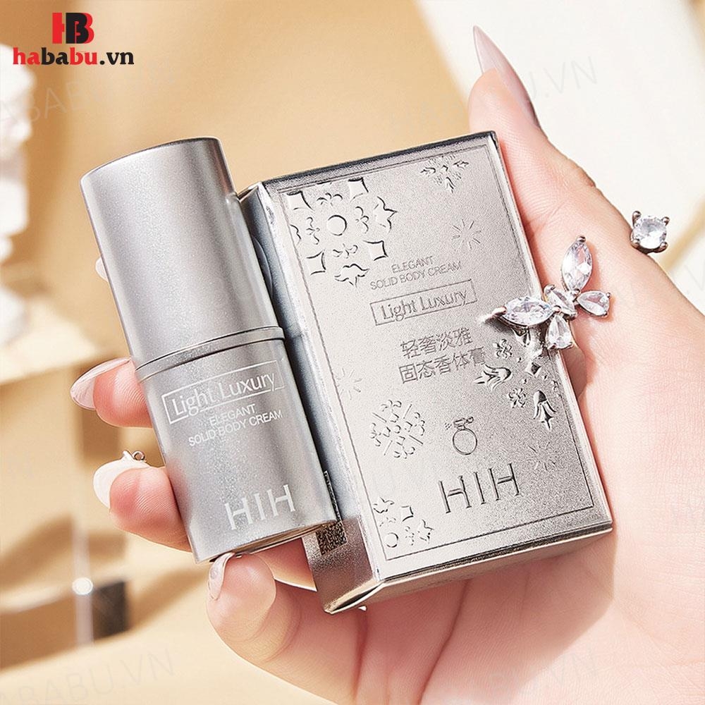 Nước hoa khô dạng sáp HIH Light Luxury Elegant Solid 8gr chính hãng