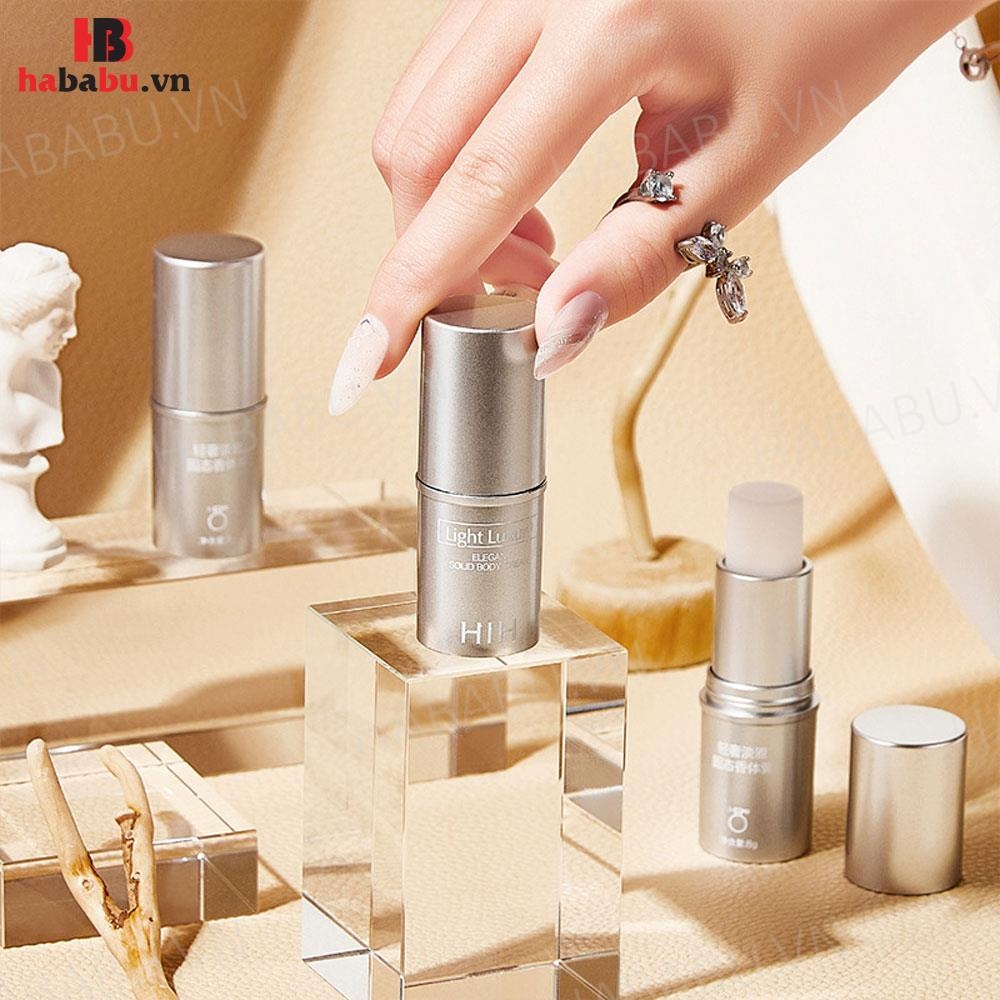 Nước hoa khô dạng sáp HIH Light Luxury Elegant Solid 8gr chính hãng