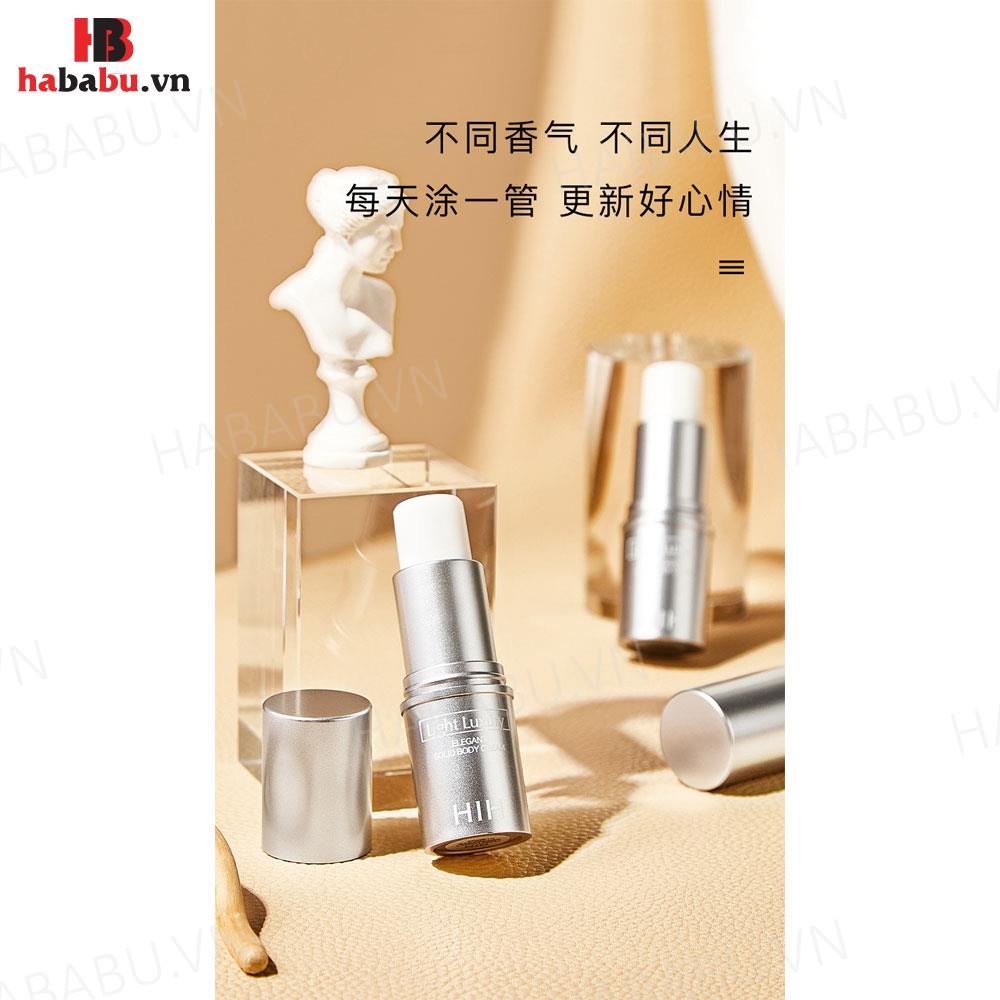 Nước hoa khô dạng sáp HIH Light Luxury Elegant Solid 8gr chính hãng