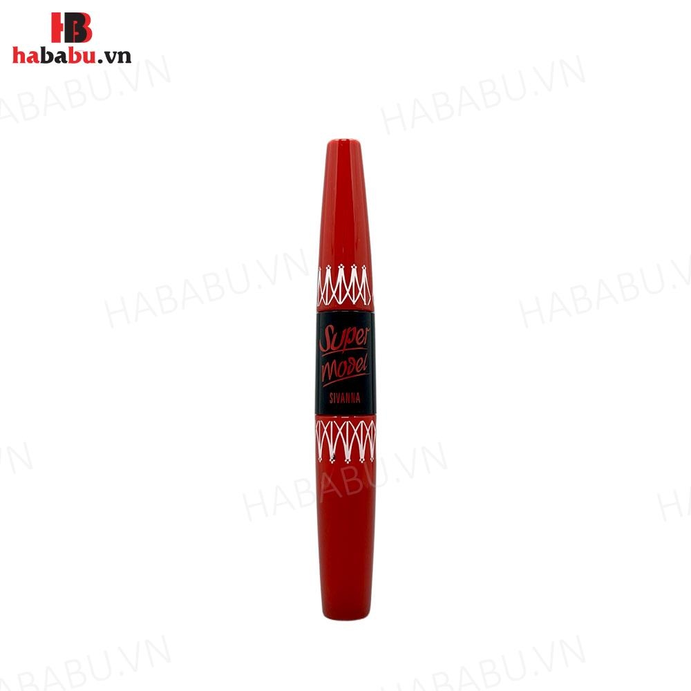 Mascara Sivanna Supermodel 5X Long Waterproof 6ml Chính Hãng
