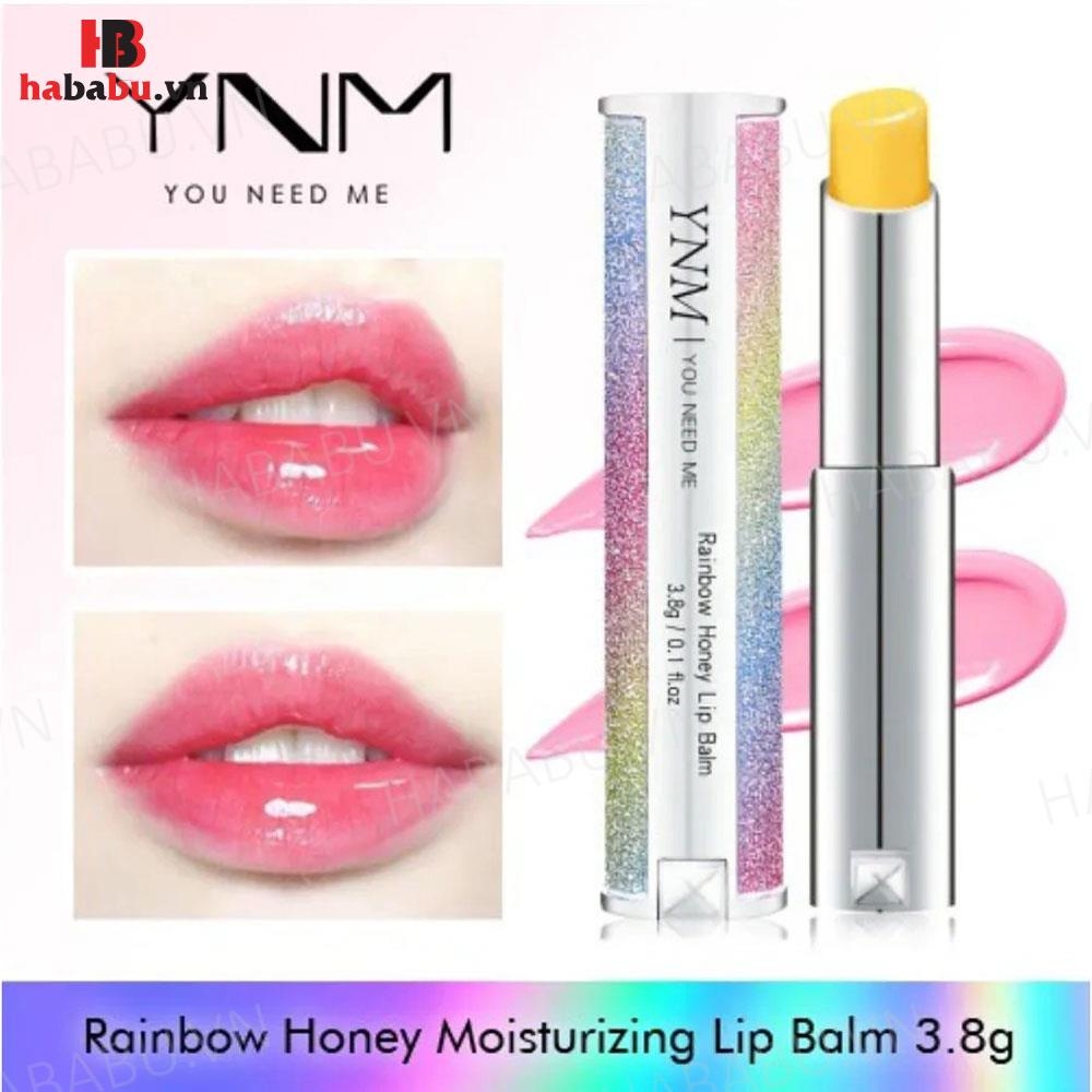 Son dưỡng môi YNM Rainbow Honey Lip Balm 3.8ml chính hãng