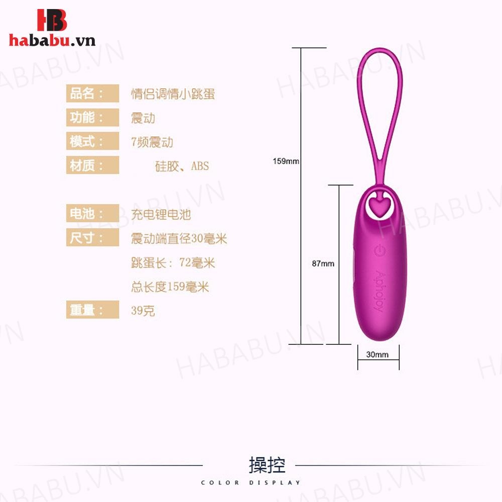 Trứng rung không dây Aphojoy 1 đầu chính hãng