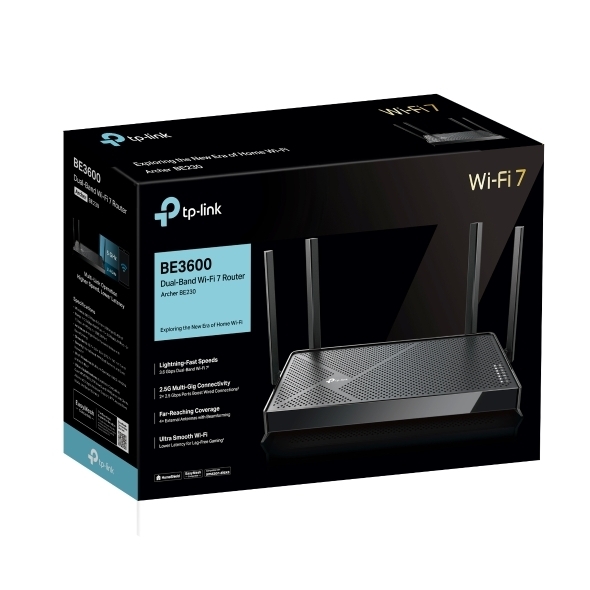 Bộ phát Wi-Fi 7 TP-Link Archer BE230 chuẩn BE3600 Dual-Band