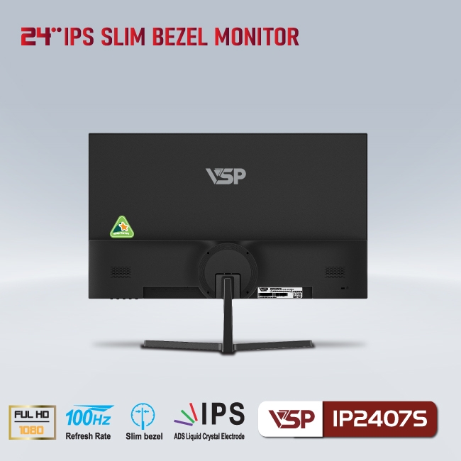 Màn hình VSP IP2407S (23.8 inch - IPS - FHD - 100Hz - 5ms - VGA - HDMI)