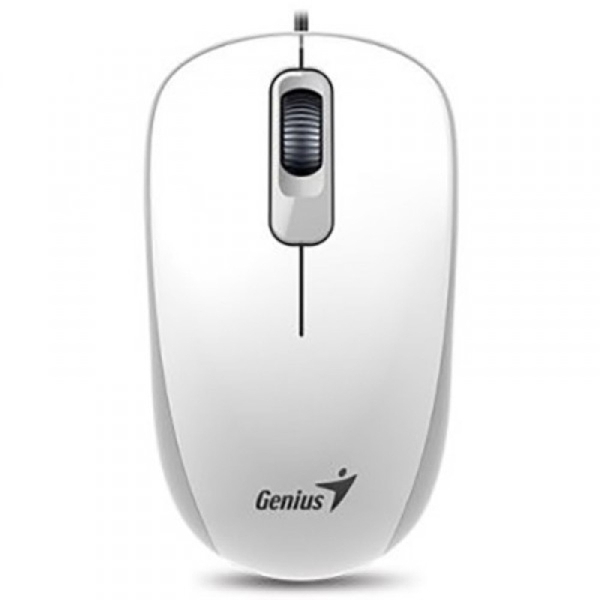 Chuột Genius DX-110 (1000dpi, Có dây) trắng