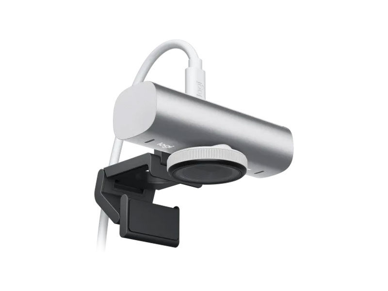 Webcam Logitech MX Brio 4K Ultra HD - màu xám nhạt