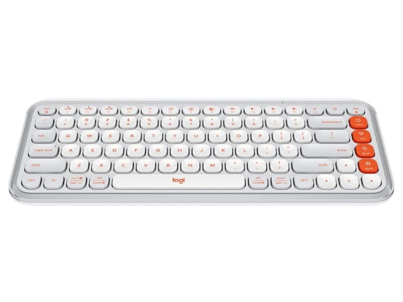 Bàn phím không dây Logitech POP ICON Keys màu trắng (OFF-WHITE)