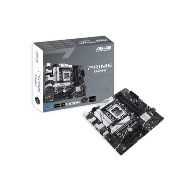 Mainboard Asus Prime B760M-A CSM D5 (Intel B760/ Socket 1700/ M-ATX/ 4 khe ram/ DDR5/ 2.5 Gigabit LAN)