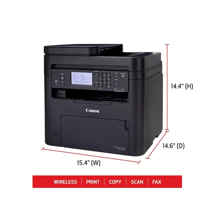 Máy in laser đen trắng Canon MF275dw (A4/A5/ In/ Copy/ Scan/ Fax/ Đảo mặt/ USB/ LAN/ WIFI) (NK)