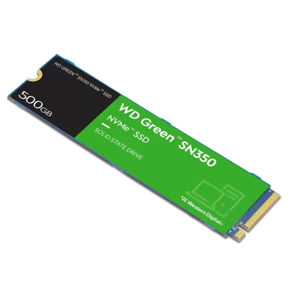 Ổ SSD Western Digital Green SN350 500GB WDS500G2G0C (NVMe PCIe/ Gen3x4 M2.2280/ 2400MB/s/ 1500MB/s)