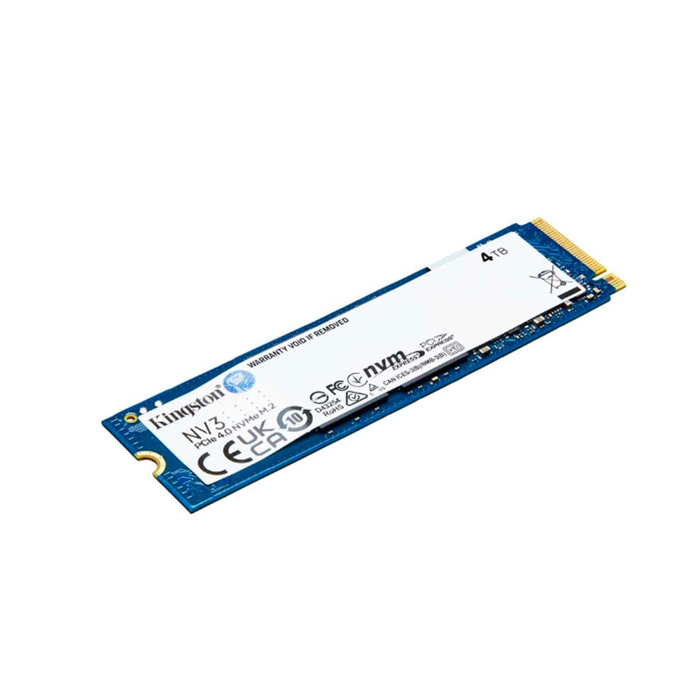 Ổ SSD Kingston NV3 4TB (NVMe PCIe/ Gen4x4 M2.2280/ 6000MB/s/ 5000MB/s)