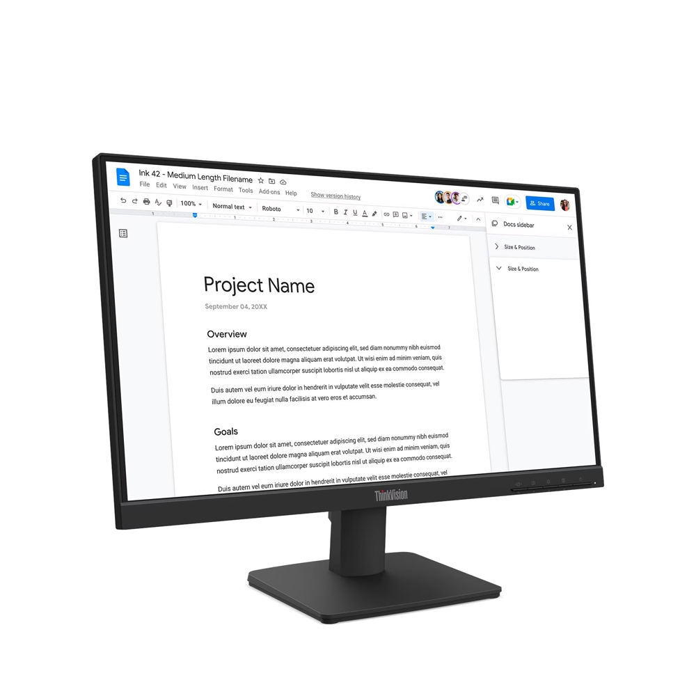 Màn hình Lenovo Think Vision S22-4E 64CBKAR6VN (21.5Inch/ Full HD/ 4ms/ 100HZ/ 250cd/m2/ IPS)