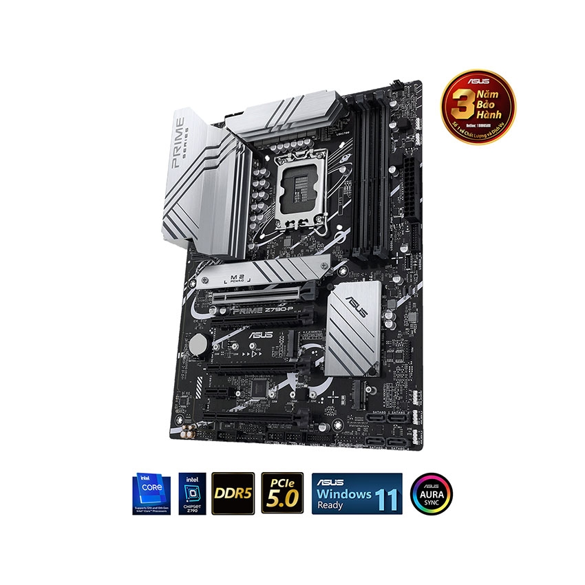 Bo mạch chủ Asus Prime Z790-P-CSM (Intel Z790/ Socket 1700/ ATX/ 4 khe ram/ DDR5/ 2.5 Gigabit LAN