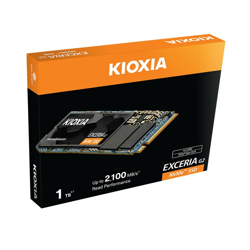 Ổ cứng SSD Kioxia EXCERIA G2 1TB NVMe Gen 3x4 LRC20Z001TG8