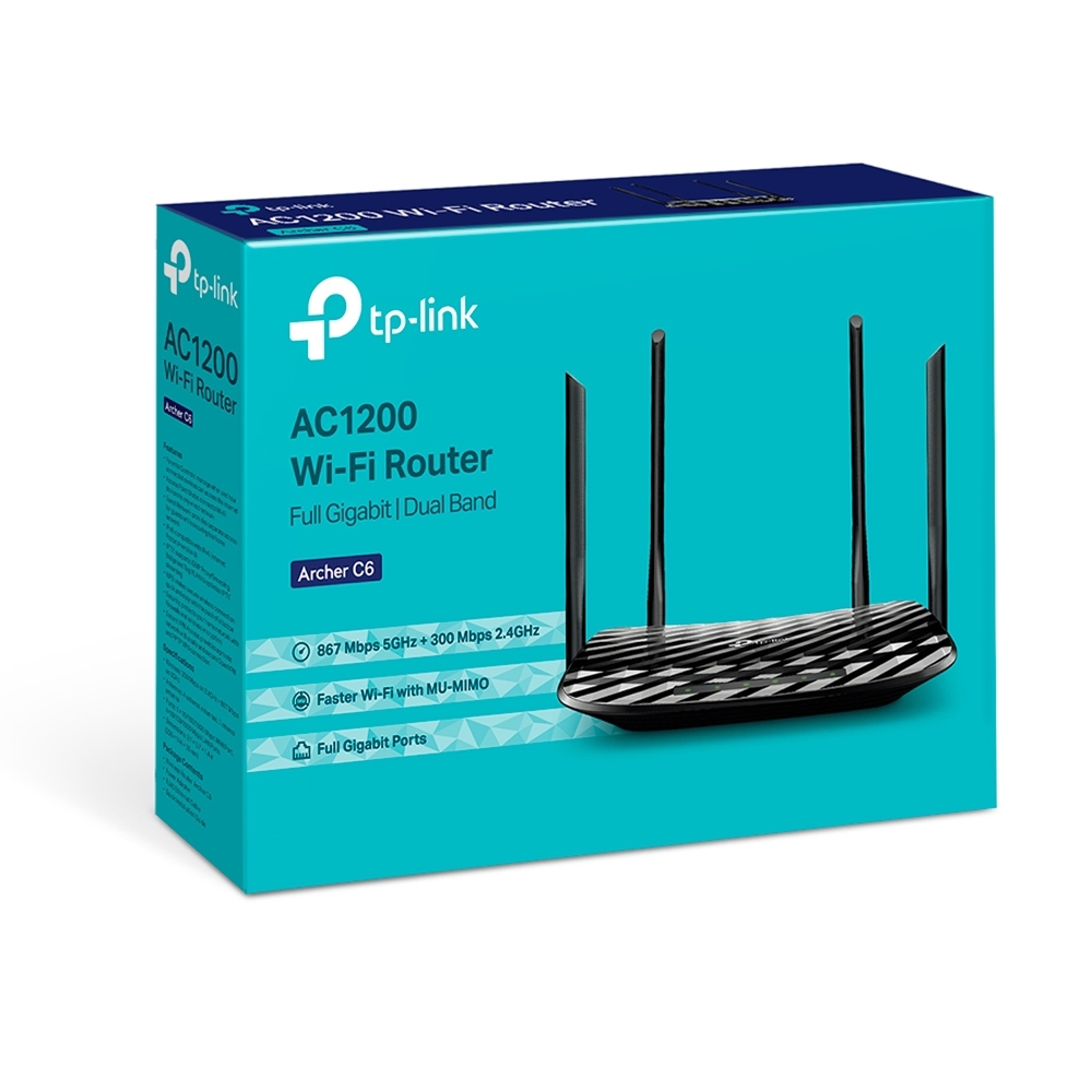 Bộ phát AC1200 Tp-link Archer C6 WAN LAN gigabit