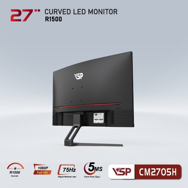 Màn hình cong VSP Thinking 27inch - CM2705H - Đen.