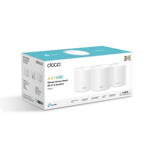 Bộ phát wifi 6 TP-Link Deco X10 3-Pack AX1500Mbps Mesh