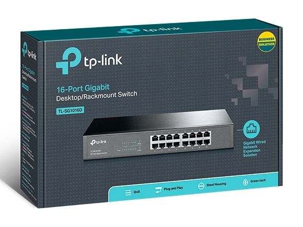 Thiết bị chia mạng TP-Link TL-SG1016D Gigabit