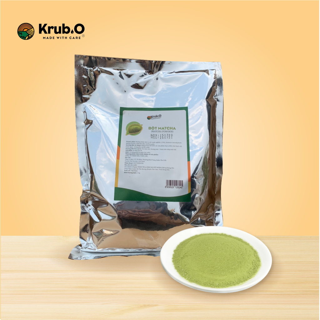 Bột Matcha Krub.O (Gói 1kg)