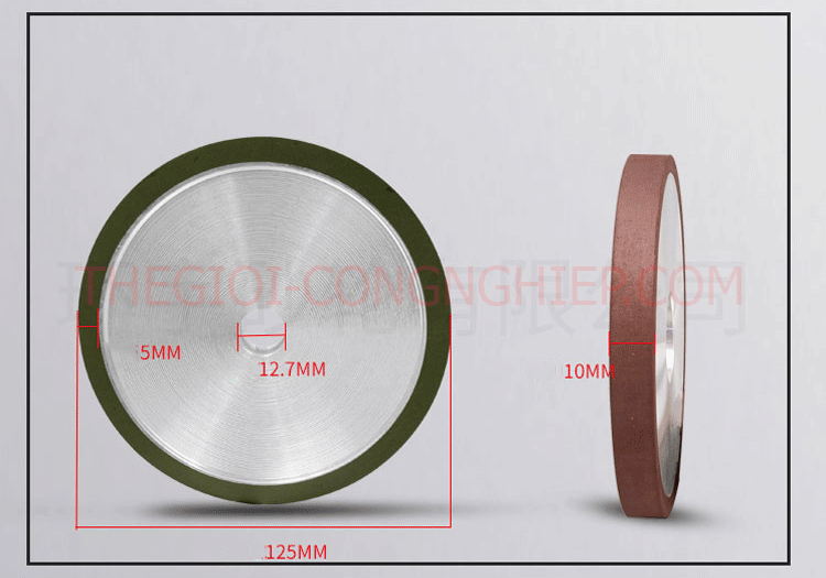 Đá mài hợp kim CBN phi 125