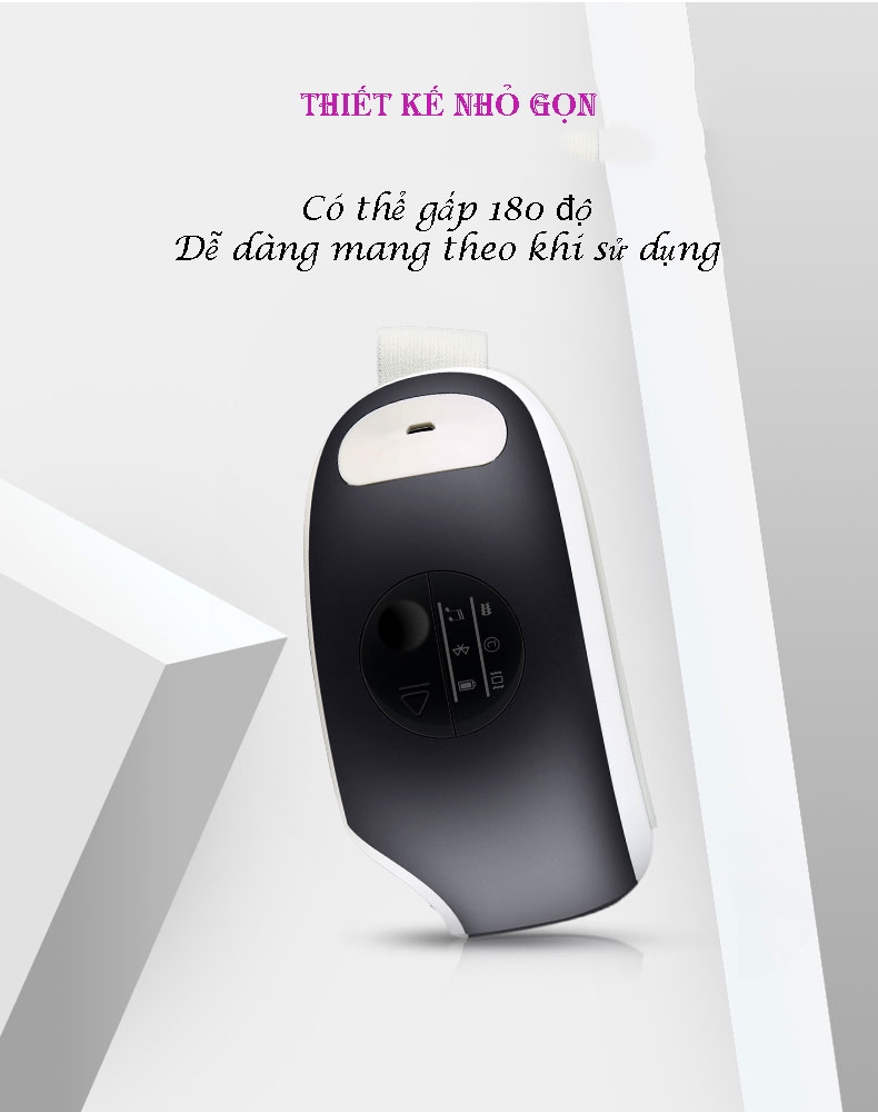 Máy massage mắt bằng áp suất khí có tích hợp kết nối bluetooth nghe nhạc thư giãn KD813B