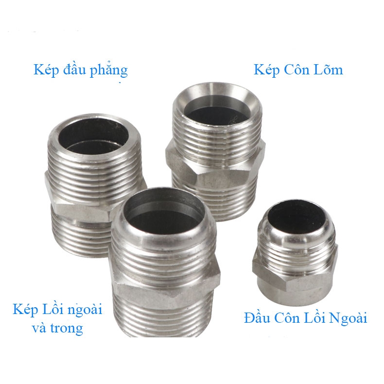 Kép đầu nối ren inox 304