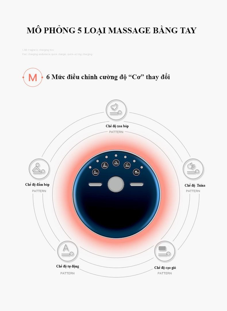 Máy massage toàn thân mini K-SKIN KD819 giảm đau mỏi vai gáy cột sống cổ cột sống lưng giảm đau cơ căng cơ