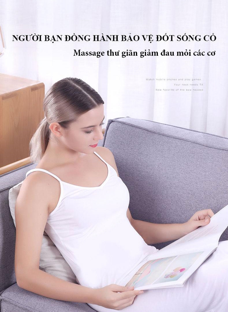 Máy massage toàn thân mini K-SKIN KD819 giảm đau mỏi vai gáy cột sống cổ cột sống lưng giảm đau cơ căng cơ