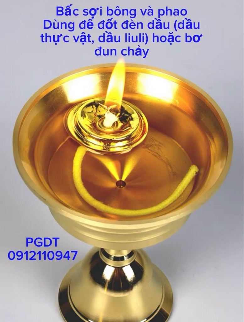 Bơ thực vật để tự đổ đèn bơ