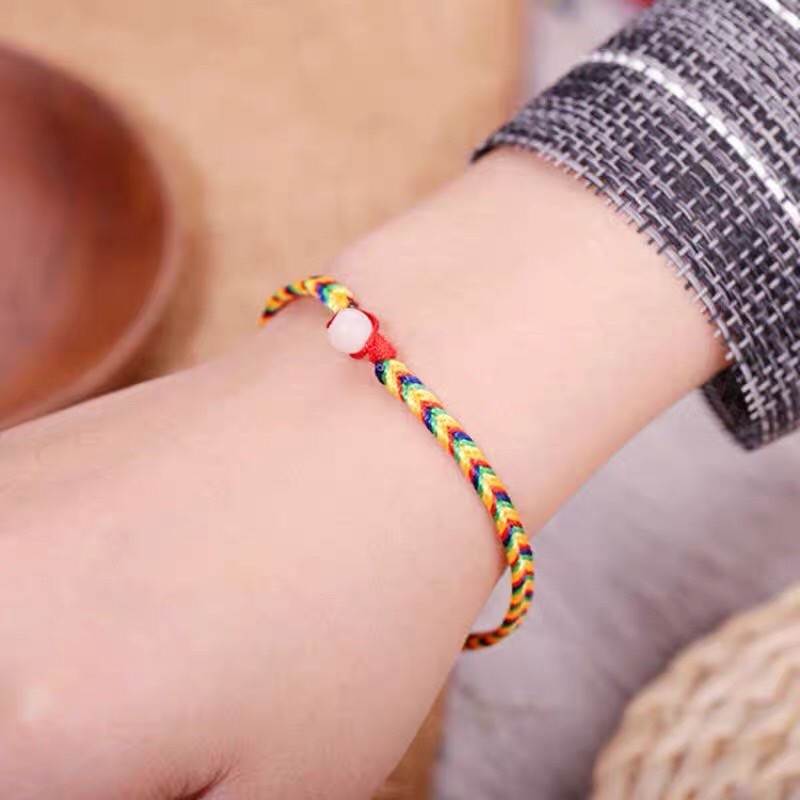 Vòng Tay Chỉ Ngũ Sắc