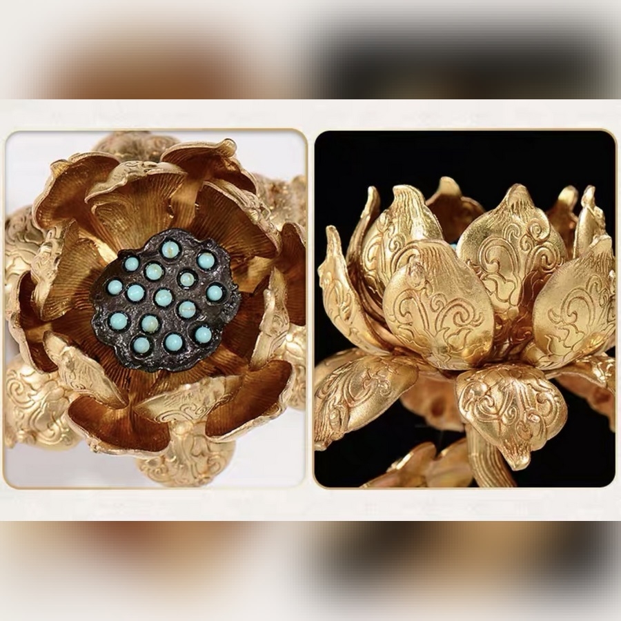 TOMA VÀ HOA VƯƠNG (bằng đồng cỡ bé) - Bộ TOMA Hoa cơ bản