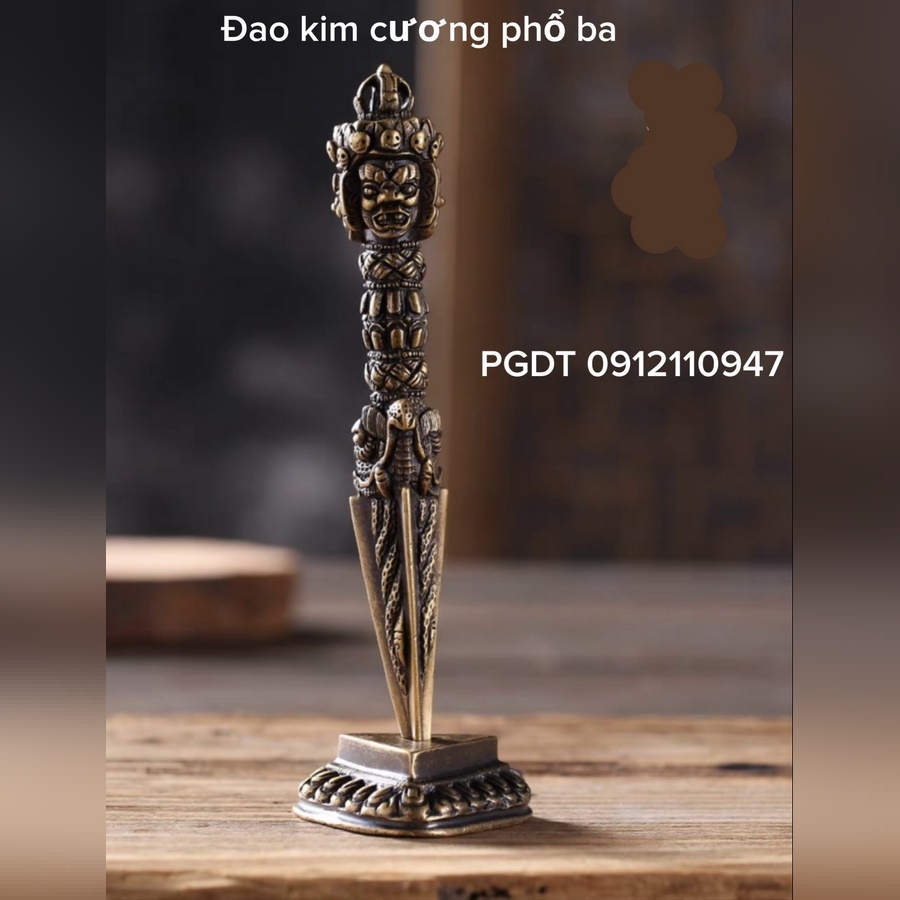 ĐAO KIM CANG PHỔ BA 16cm