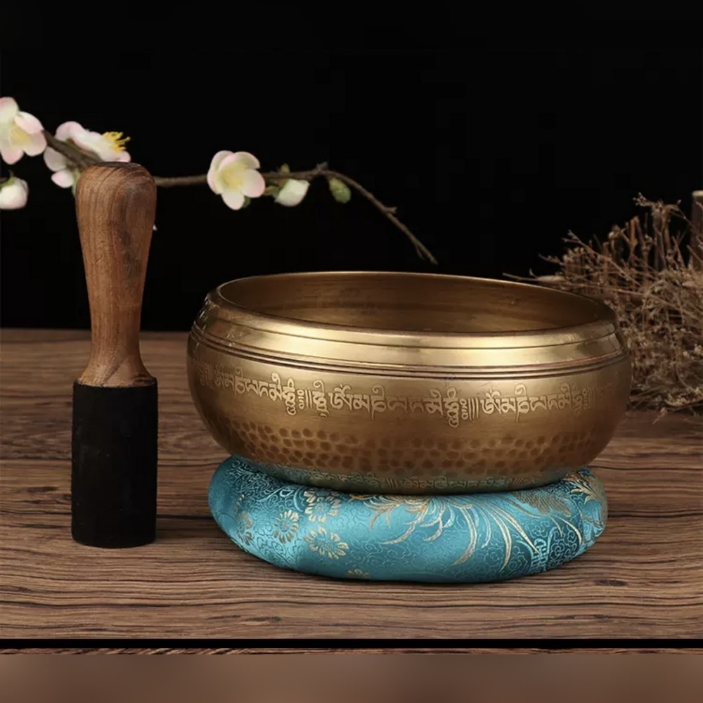 Chuông xoay tỉnh thức - Nepal Singing Bowl (mẫu Omani 2 )